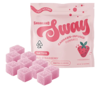 Smoakland - Sway -  Wild Strawberry - 100 mg - Gummies