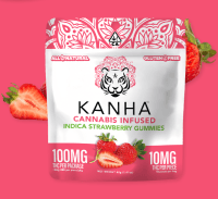 Kanha - Classic - Indica Strawberry 100mg - THC Gummy