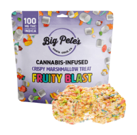 Big Pete's - Crispy Marshmallow Treat Fruit Blast - Indica -100mg