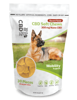 CBD Living - Dog Chews "Mobility" - Bacon Flavor - 300mg