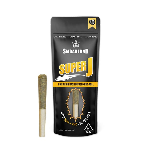 Smoakland - Super J - Blue Dream - 0.5g - Infused Pre-Roll